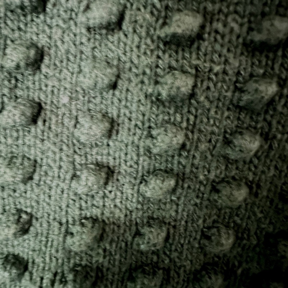 Lego Collection Target Popcorn Sweater Sz XS Green Cozy‎ Knit Warm Dark Academia - Picture 5 of 12
